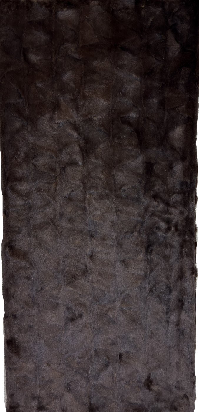 Dark Brown Mink Oval