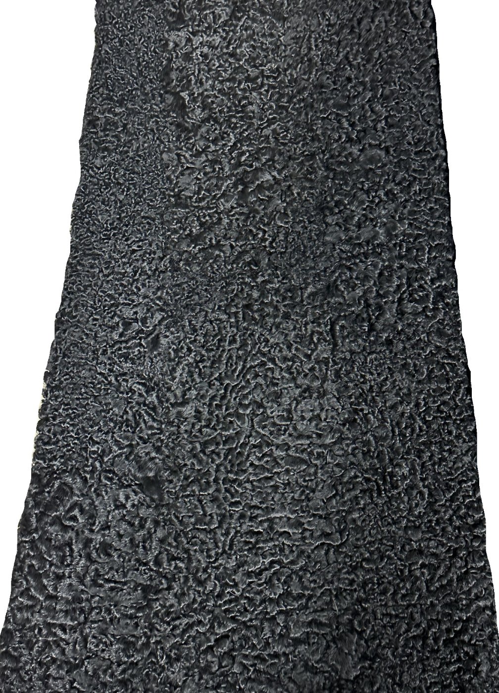 Black Curly Swakara Skin Plate